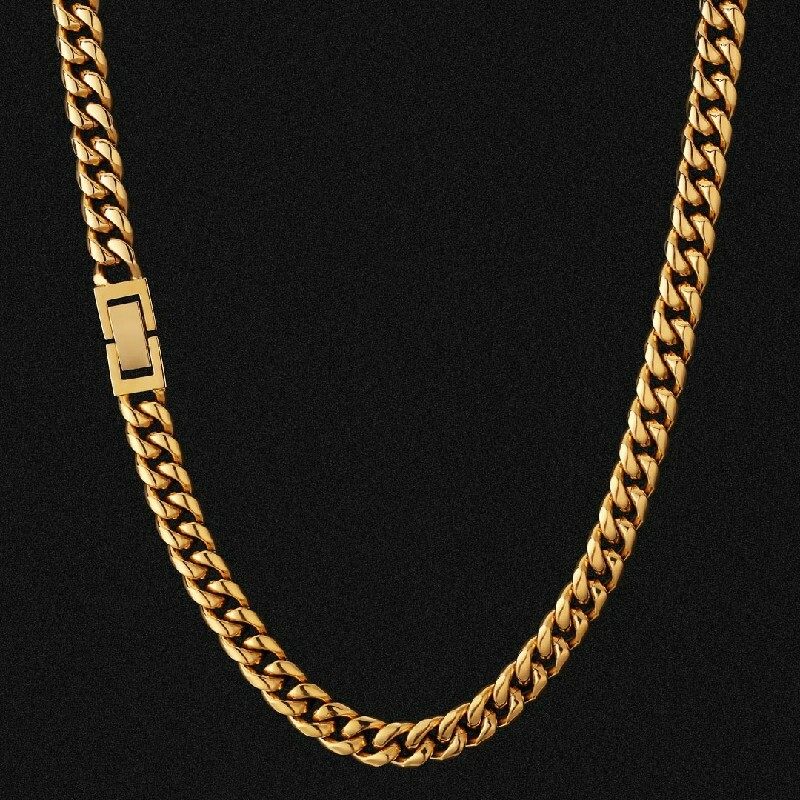 8mm Miami Cuban Link Chain