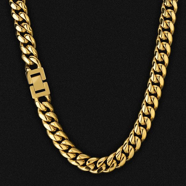 12mm Miami Cuban Link Chain