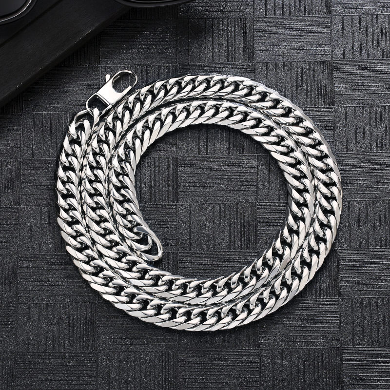 6-Sided | 12mm Miami Cuban Link Chain