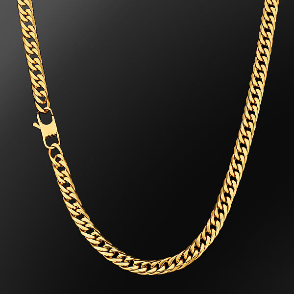 6-Sided | 8mm Miami Cuban Link Chain