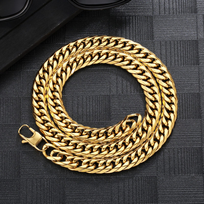 6-Sided | 12mm Miami Cuban Link Chain