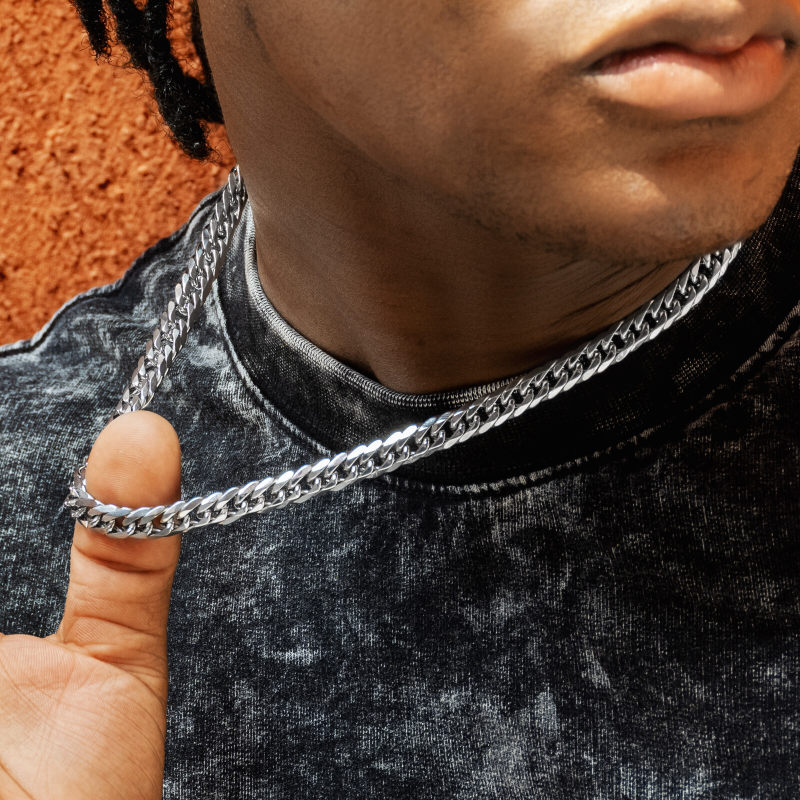 6-Sided | 8mm Miami Cuban Link Chain