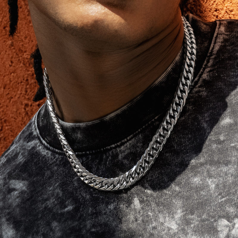 6-Sided | 12mm Miami Cuban Link Chain