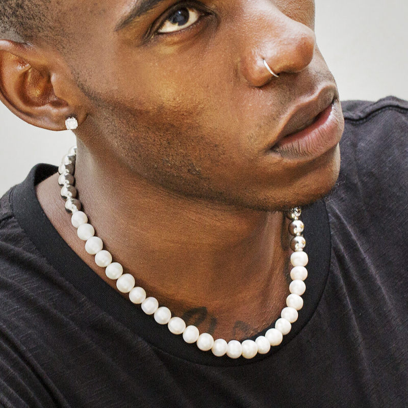 10mm Freshwater Pearl Beaded Necklace