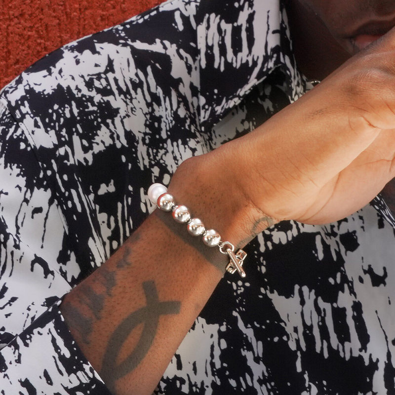 10mm Freshwater Pearl Beaded Bracelet