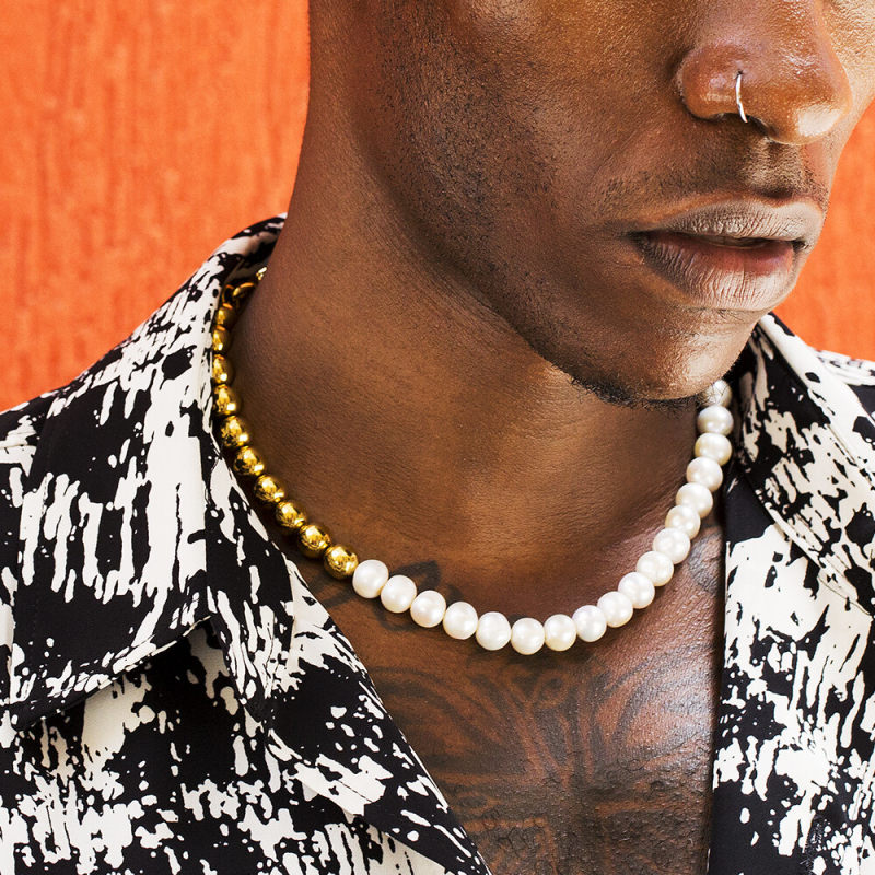 10mm Freshwater Pearl Beaded Necklace