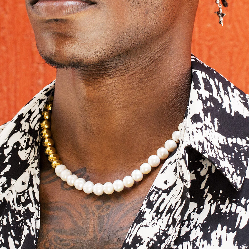 10mm Freshwater Pearl Beaded Necklace