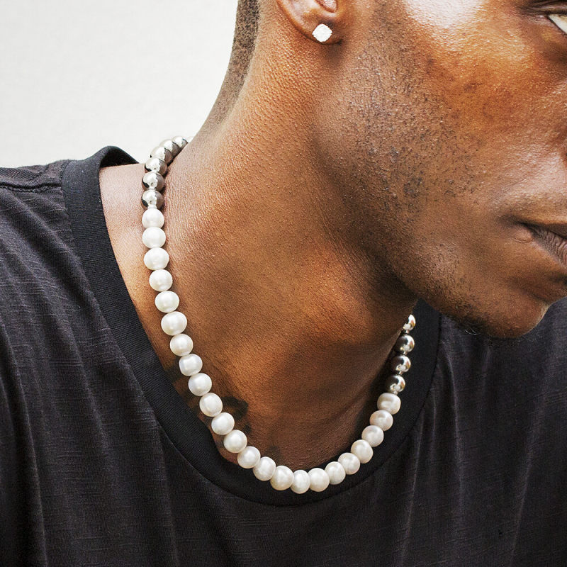 10mm Freshwater Pearl Beaded Necklace