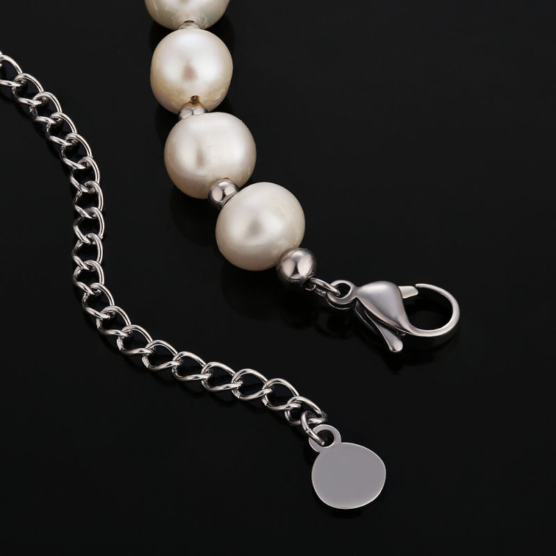 8mm Freshwater Pearl Beaded Bracelet for Women