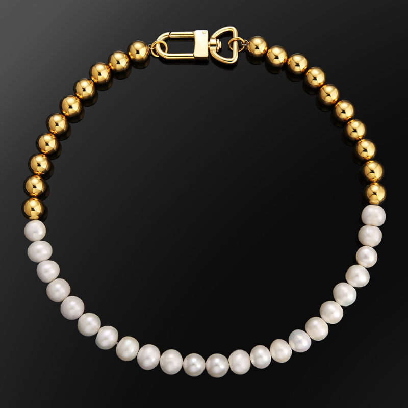 10mm Freshwater Pearl Beaded Necklace