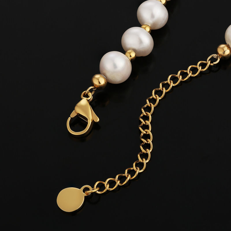 8mm Freshwater Pearl Beaded Bracelet for Women