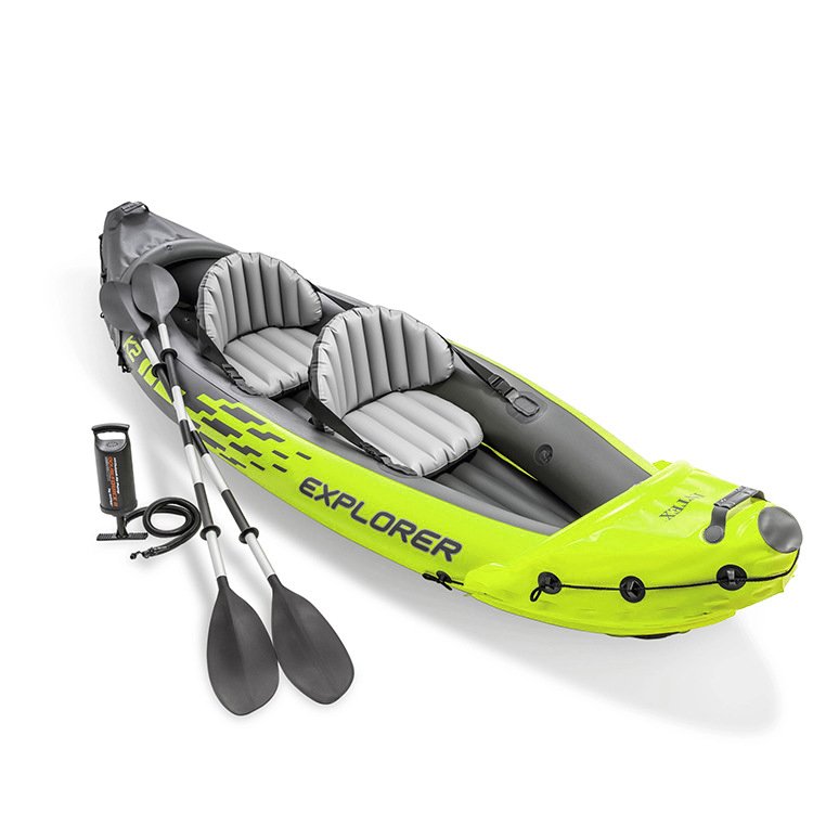 Inflatable boat 2 people sports explorer kayak