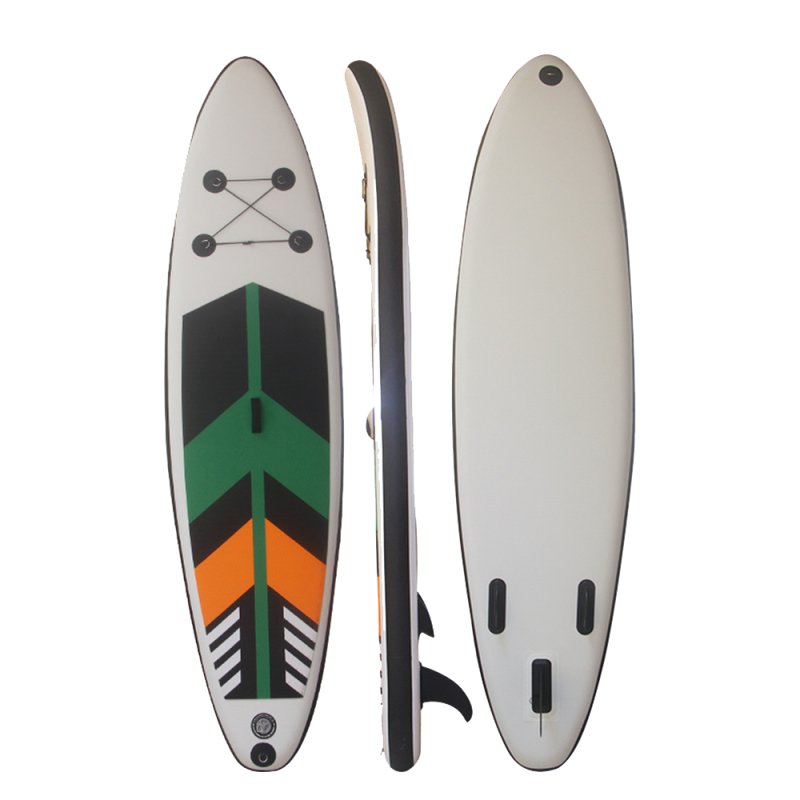 Inflatable ultra-light surfboard standing dinghy