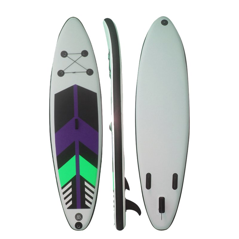 Inflatable ultra-light surfboard standing dinghy